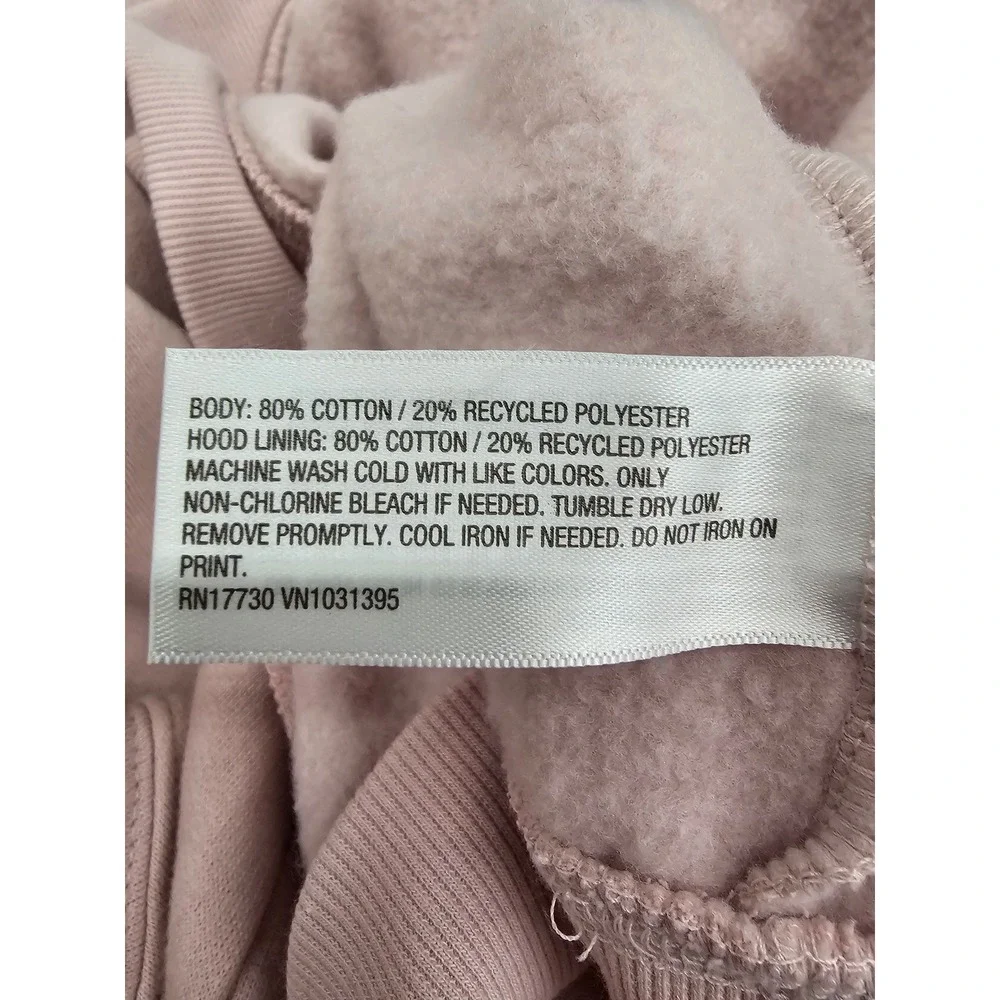 Wild Fable Womens XXL Pink Girl Million Sleeve Graphic Oversized Hoodie - Picture 4 of 6